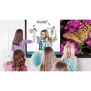 aver cp3-86i 86" led-backlit lcd interactive flat panel display with 20-point ar glass;aver cp3-86i 86" led-backlit lcd interactive flat panel display with 20-point ar glass;image of t4-ifpcp386i