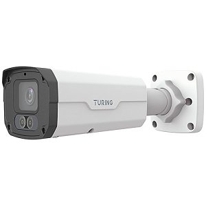 Turing TP-MFB8M4C SMART 8MP VibrantView Full Color Bullet IP Camera for CORE AI License Cloud Smart VSaaS, 4mm Fixed Lens