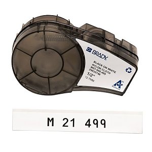 brady m21-500-499 aggressive adhesive multi-purpose nylon labels with ribbon for m210, m211, bmp21-plus printers, 0.5" w x 16" l, black on white;brady m21-500-499 aggressive adhesive multi-purpose nylon labels with ribbon for m210, m211, bmp21-plus printers, 0.5" w x 16" l, black on white;brady m21-500-499 aggressive adhesive multi-purpose nylon labels with ribbon for m210, m211, bmp21-plus printers, 0.5" w x 16" l, black on white