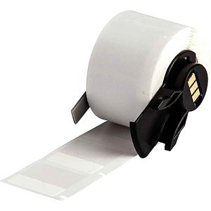 brady ptl-19-427 self-laminating vinyl wrap around labels for bmp61 bmp71 m611, 1" h x 1" w, white / clear;brady ptl-19-427 self-laminating vinyl wrap around labels for bmp61 bmp71 m611, 1" h x 1" w, white / clear