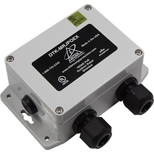 image of dk-mrjpoex;ditek dtk-mrjpoex power over ethernet surge protector for outdoor applications