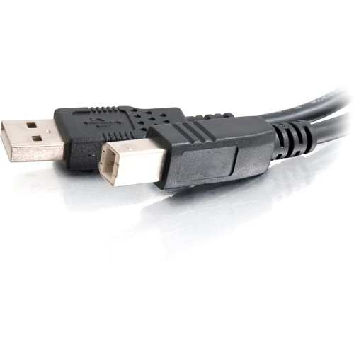 C2G CG28104 USB 2.0 A/B Cable, USB-A Male to USB-B Male, 5m, Black