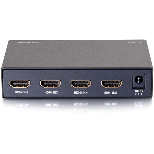 C2G CG41397 5-Port HDMI Switch, 4K 60Hz