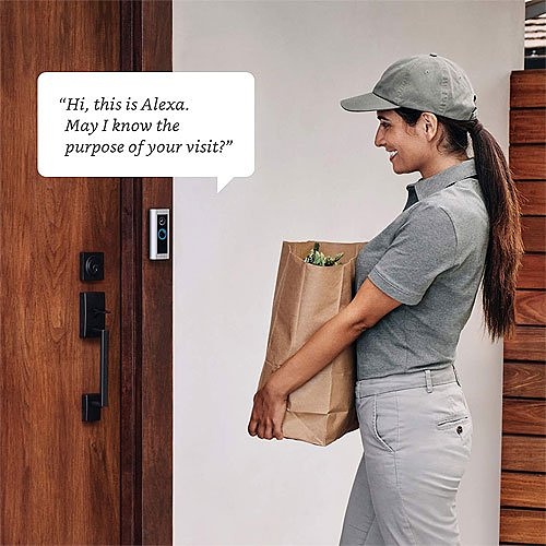 Ring Pro 2 Video Doorbell, 1536p, HD, Black and Grey (B086QMNXFQ)