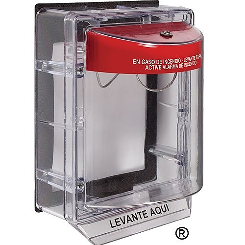 STI STI-3150-ES Weather Stopper with Spacer, No Siren, Fire Label in Spanish