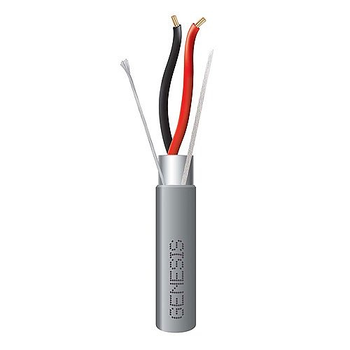 Genesis 22211109 16/2 Stranded Shielded Riser Cable, 1000' (304.8m) REELEX Pull Box, Gray