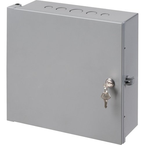 Arlington EB0708 7" x 8" x 3.5" Heavy-Duty Non-Metallic Enclosure Box, NEMA3R, Gray