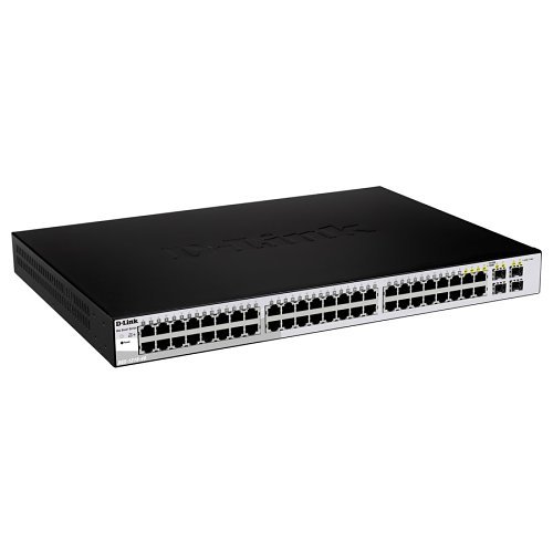 D-Link DGS-1210-52 Websmart Gigabit Switch With 48 1000BASE-T and 4 SFP Ports