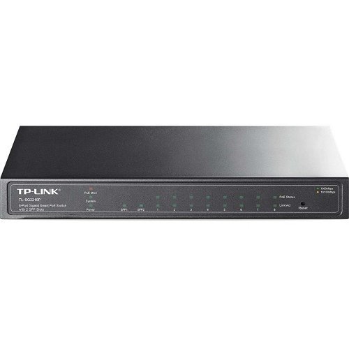 TP-Link TL-SG2210P JetStream 10-Port Gigabit Smart Switch with 8-Port PoE+