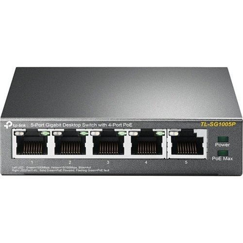 TP-Link TL-SG1005P 5-Port Gigabit Desktop Switch with 4-Port PoE