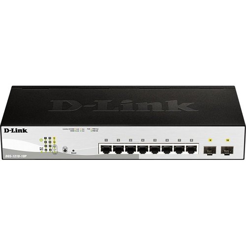 D-Link DGS-1210-10MP 10-Port Gigabit Smart Managed PoE Switch