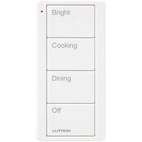 Lutron PJ2-4B-GLA-P02 Pico Wireless Control - 4-Button Kitchen Scene, Light Almond