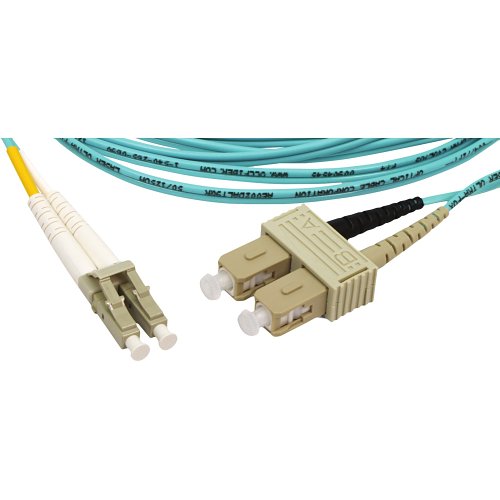 OCC D5LC-LC-3MG Fiber Optic Patch Duplex Network Cable, 9.84 ft Fiber Optic Network Cable for Network Device