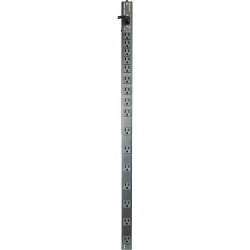 Panamax VT-EXT16 16 outlet power strip designed to be mounted to a vertical section of an equipment rack