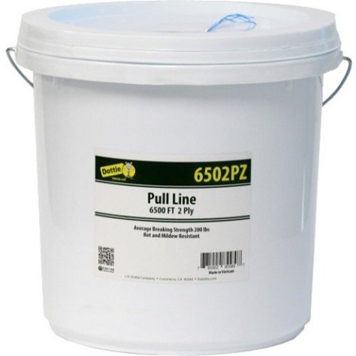 Dottie 6502PZ 6500ft Two Ply Pull Line, Dispensing Pail