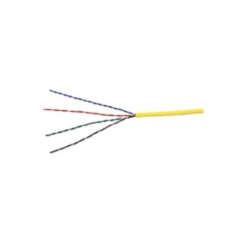 ADI 0E-CAT5RYW CAT5e Riser Cable, 24/4 Solid BC, U, UTP, CMR/FT4, Sunlight Resistant, 1000' (304.8) Reel Box, Yellow