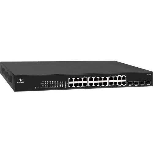 EtherWAN EX19244 Smart Managed 24-Port Gigabit PoE Ethernet Switch