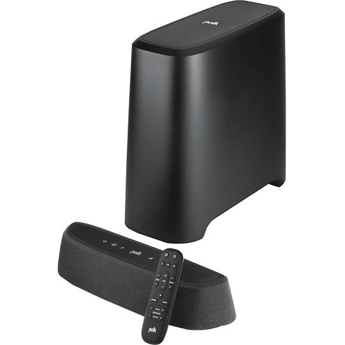 Polk MagniFi Mini AX Ultra-Compact Sound Bar System, Includes Wireless Subwoofer