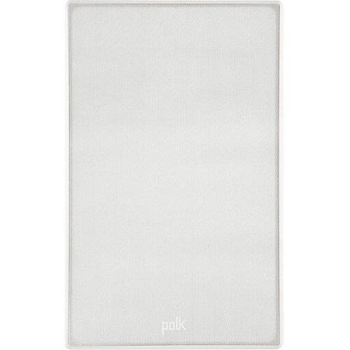 Polk V65 Vanishing V Series 6.5" High Performance In-Wall Rectangular Speaker, White