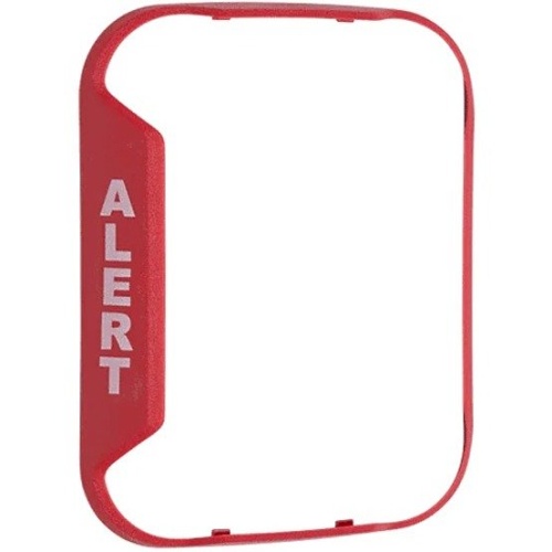 System Sensor BZR-AL "Alert" Red Bezel For Wall-Mount Horn Strobe, Works with CHRL, CHSRL, HRL, P2RL, SRL Models