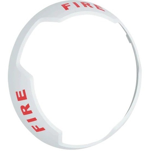 System Sensor BZWC-F L-Series BZWC White Bezel Kit for Ceiling Mount Strobes and Horn Strobes, "FIRE" Marking