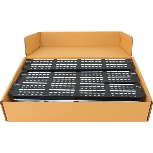 ICC ICMPP4860V CAT6 Patch Panel, 48-Port, 2U RMS, 6-Pack
