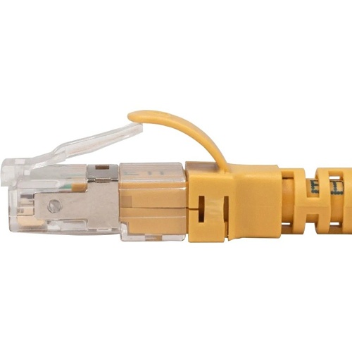 ICC ICPCSG05YL CAT6A Molded Boot U/FTP Patch Cord, 5' (152.4cm), Yellow