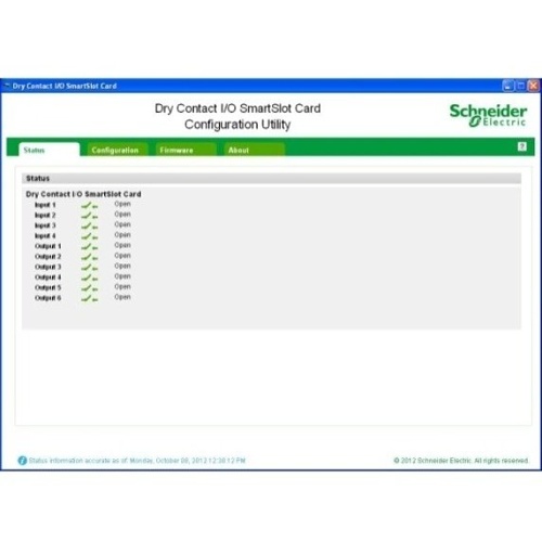 APC AP9613 Dry Contact I/O Smartslot Card