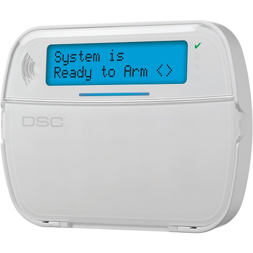 DSC HS2LCDWFP9 PowerSeries Neo Wireless Full Message LCD PowerG 2-Way Wire-Free Keypad with English Function Keys and Prox Support