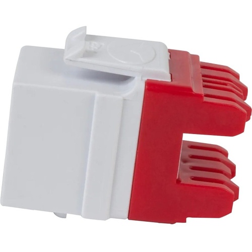 ICC IC107F6VWH CAT6 RJ45 Keyston Jack with JackEasy Tool, HD Style, White, 400-Pack