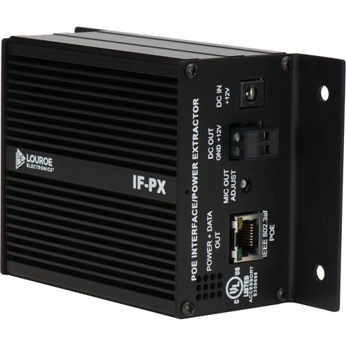 Louroe LE-520 IF-PX Single Zone Power Over Ethernet Extractor