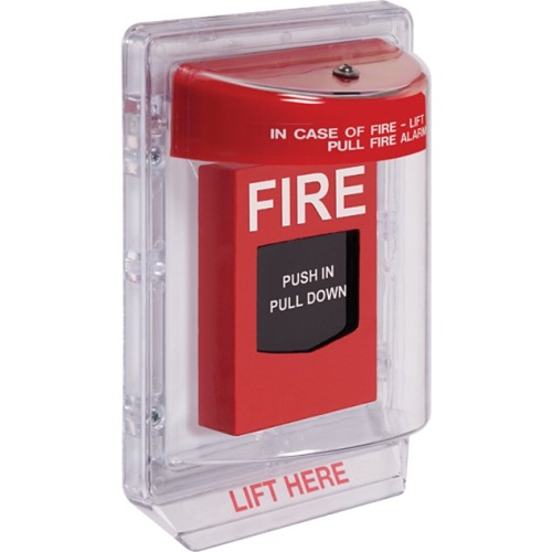 STI-1100 Stopper II with Horn Flush Mount, Fire Label