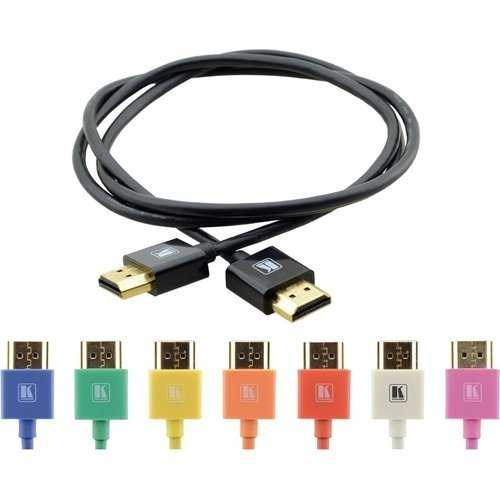 Kramer C-HM/HM/PICO/PK-6 Ultra-Slim High-Speed Flexible HDMI Cable with Ethernet, Pink