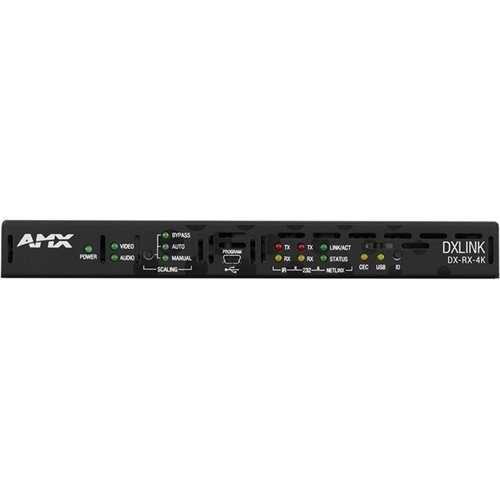 AMX DX-RX-4K DXLink 4K HDMI Twisted Pair Receiver Module with SmartScale, HDCP Compliant, Compatible with all DXLink Transmitters