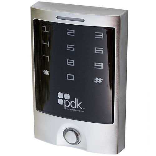 ProdataKey BAY-RDRGR Ruggedized Single Gang Touchscreen Keypad Reader, Wiegand, Compatible