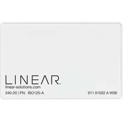 Linear ISO135-L 13.56 MHz ISO Printable Smart Card, 25-Pack