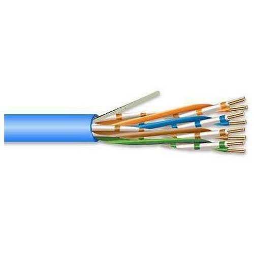 Superior Essex 6B-246-2A Category 6 Cable, CMR, 23 AWG, 4 Pair, Blue