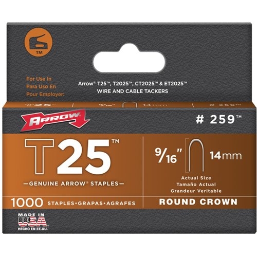 Arrow Round Crown Staples