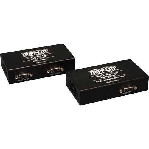 Tripp Lite VGA Over Cat5/Cat6 Video Extender Receiver Repeater 1920x1440 1000' Taa