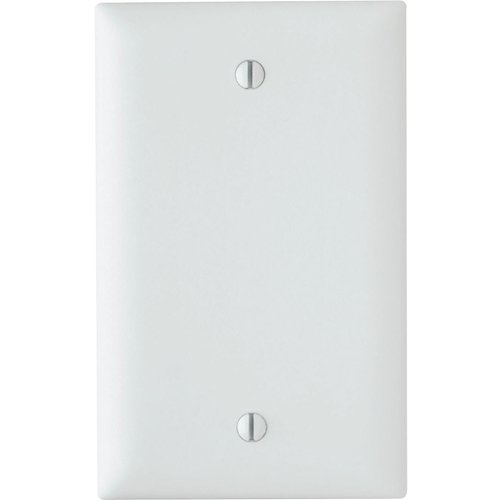 Pass & Seymour Trademaster 1-Gang Blank Wall Plate, White (M20)