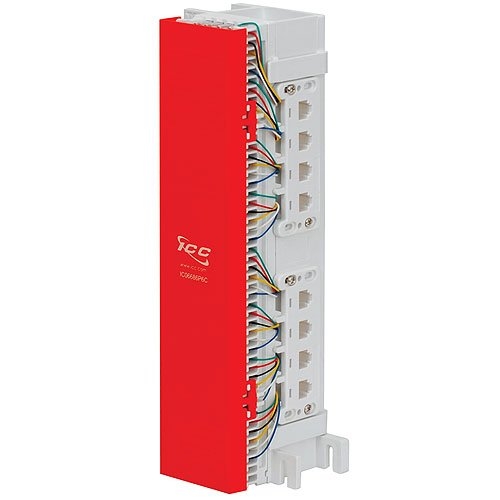 ICC 66 Wiring Block, 12-Jacks, 8P8C