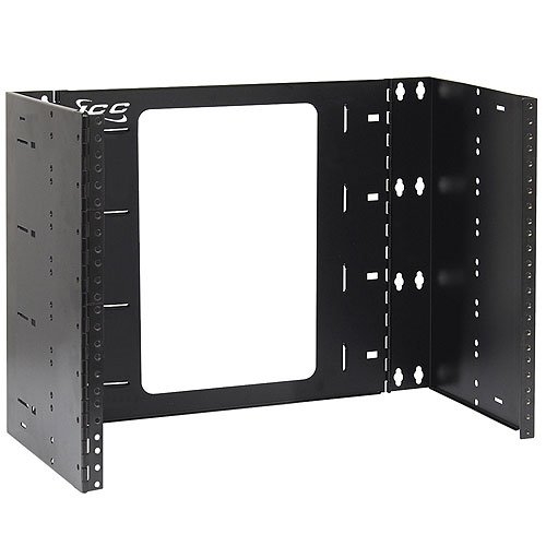 ICC EZ-Fold Mounting Bracket for Network Equipment - Black