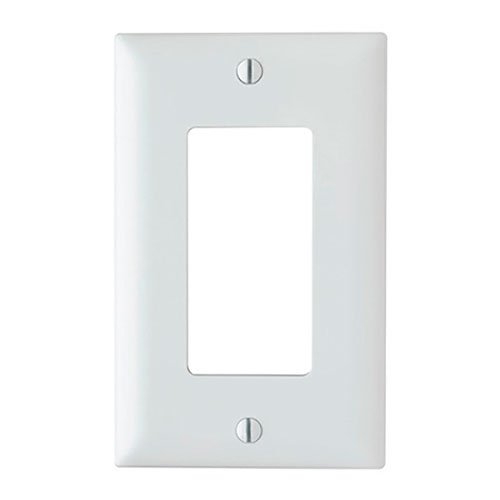 Legrand-On-Q Trademaster 1-Gang Decorator Wall Plate, White (M20)