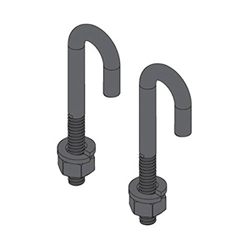 Middle Atlantic 5/16" J-Bolt w/Nuts, 1 Pair