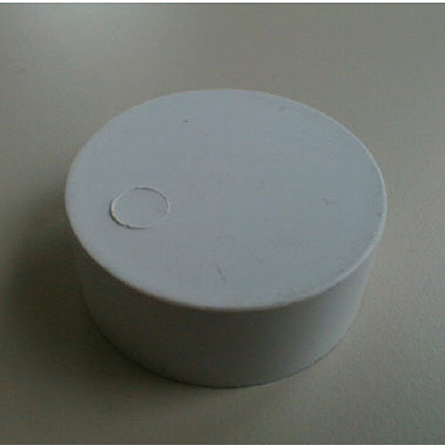 SMART 030155001 Pipe Cap Fitting for Central Vacuum Systems, White