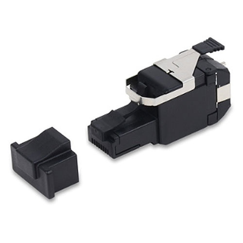 Belden RVAFPUBK-S1 REVConnect 10GX UTP Field Mount Plug, Black, Single-Pack