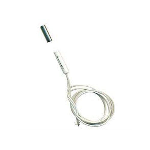 AI NEXT DC-1611 WG W 1 in. Wide Gap Press Fit Magnetic Contact with Wire Leads, Closed Loop, White (1/4 in. L)