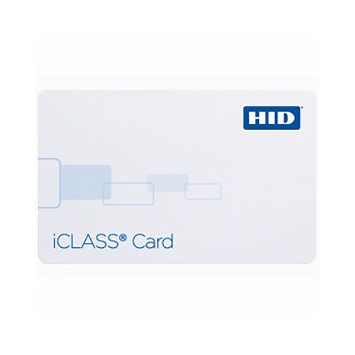 HID 2000PGCMN-A000235 iCLASS 200x 2K/2 Printable Smart Card, Programmed, Matching Numbers, Glossy Front and Back, No Slot, Customer Packaging, White