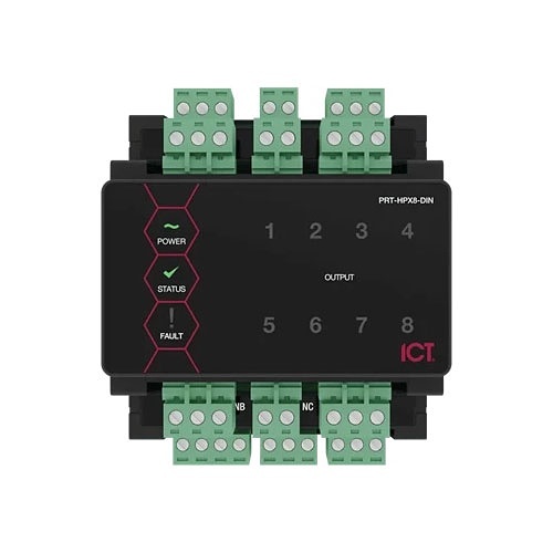 Inaxsys PRT-HPX8-DIN PROTEGE HALF DIN RAIL 8 FORM C RELAY OUTPUT EXPAND