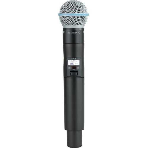 Shure Digital Handheld Transmitter With Beta 58a Capsule